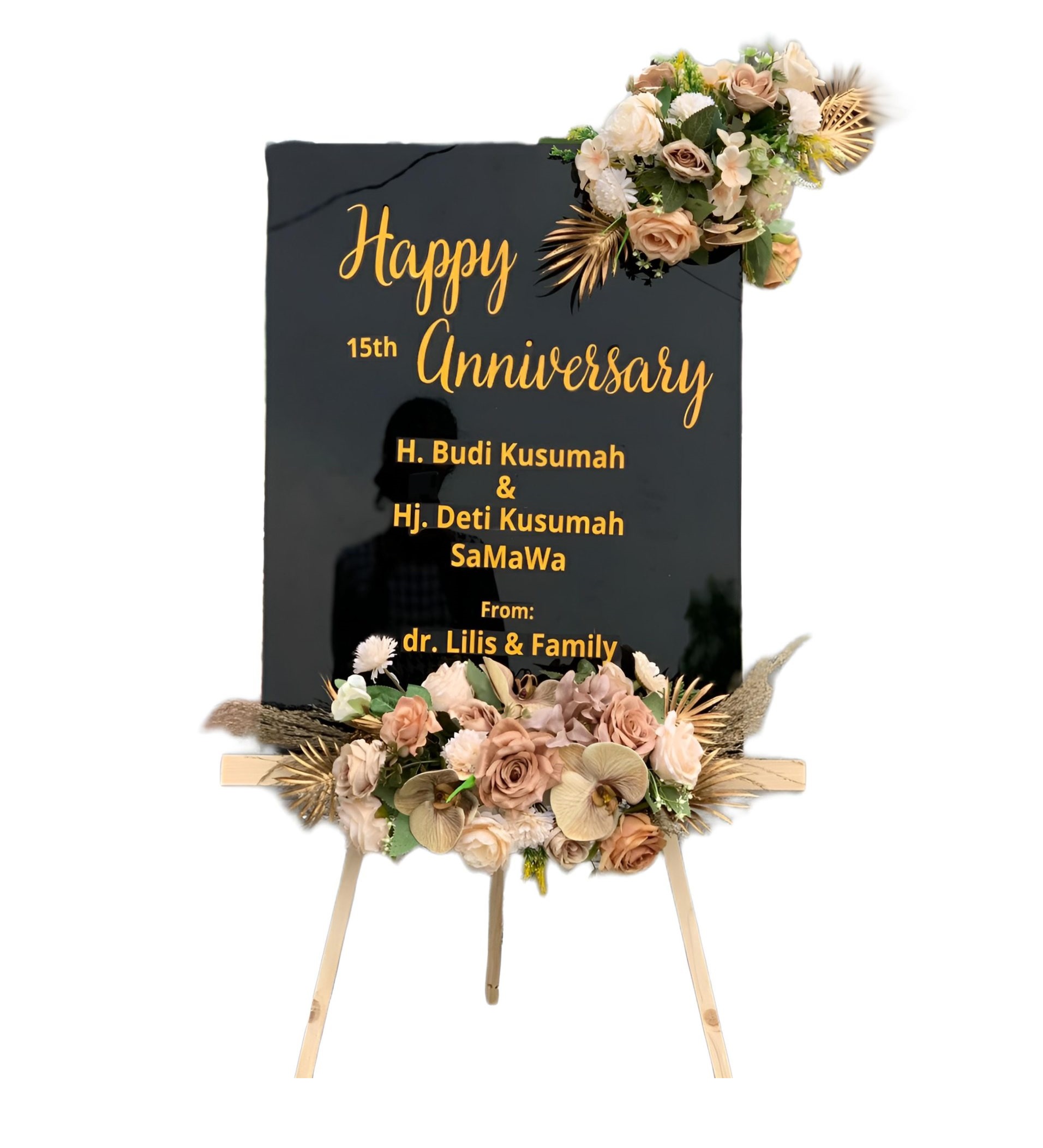 Papan Bunga Akrilik Mayang